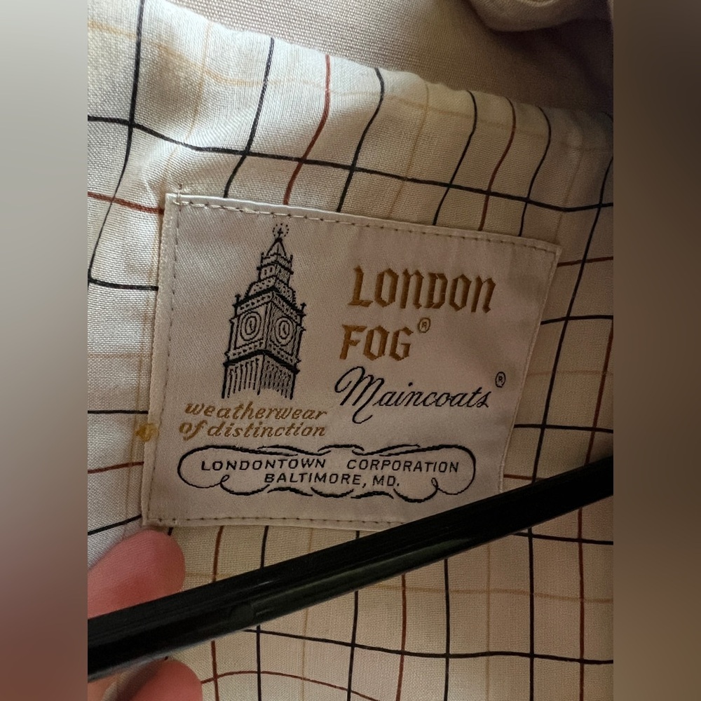 London Fog Trench Coat - Picture 3 of 13